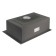 Kitchen sink Aflorn AF96045, Sredal, S = 3.0 and 0.8 mm, 60x45x22 cm, siphon, satin