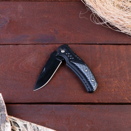 Folding Karbon knife 16cm, blade 70mm/2mm-1
