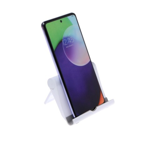 Luazon phone stand, folding, adjustable height, white