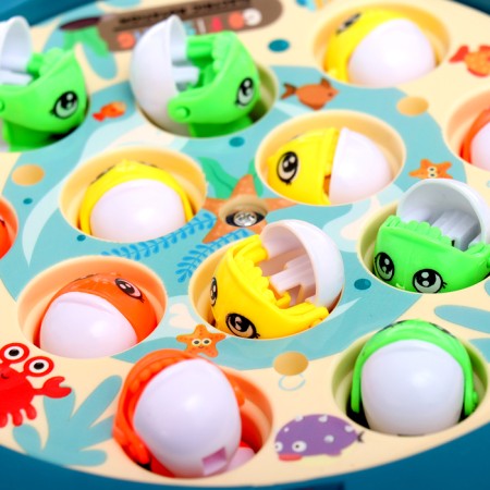 Fishing "Turtles", 12 fish, Mix colors-5