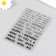Stamp for creativity Silicon "Birthday. Congratulations with congratulations" 16x11 cm