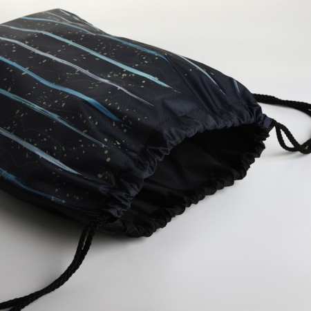Bag for shoes on the lace, black color-2