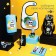 A bottle for feeding "Trend. Penguin ", classic throat, 250 ml., 3 months, cylinder, with handles
