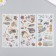 Stickers for creativity Paper "Travel and Art" set 3 sheets 10x20 cm