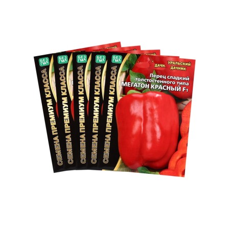 Sweet pepper "MEGATON RED" F1, set 5 pcs