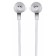Headphones intra-channel hail HP-S-210 1.2M white wired in the ear sink (D1-1W)