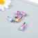Decor for creativity Glass, plastic "Unmuffy in a jar with a loop" mix 1x1x2.3 cm