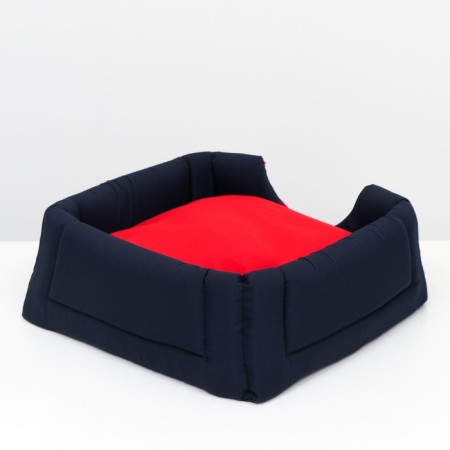 Transformer House "Samanka" 45 x 45 x 36 cm, red-blue-7