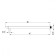 Holder for the tropical shower Lemark LM4987CW, 461 mm, white color