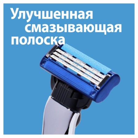 Exchange cassettes Gillette Mach 3 Turbo Aloe, 3 blades, 8 pcs-4
