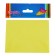 Block with a sticky edge, 76 mm x 101 mm, 100 sheets, pastel, yellow