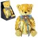Soft toy "Bear Bernart", gold color