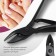 Manicure nippers for cuticle, 9.3 cm, blade length - 10 mm, black color
