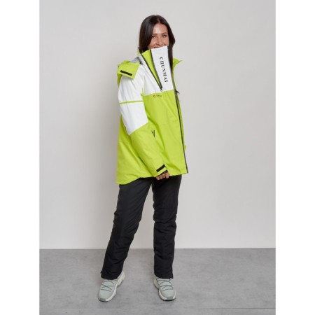 Ski jacket female, size 44, light -colored color-7