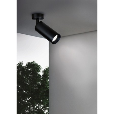 Technical C017CW-01B, 1xGU10, 10W, 13x19.5 cm, black color, black-3
