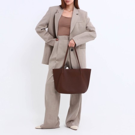 Bag Women's Shoper on Magnet, Dark Brown-9