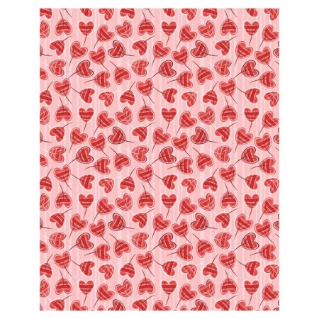 Pillow Boal "Leaflet with hearts, decorative, size 16x45 cm-1