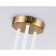 Suspended Ambrella Light, Modern, TR2521, 6XG9, white color, brass