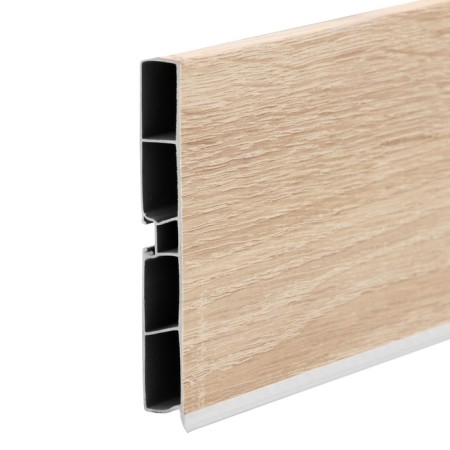 PVC base, 4000x100 mm, light oak light oak-1