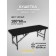 Cosmetological couch Basic + SV, size 180 × 60 × 68-84 cm, black color