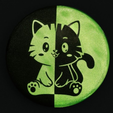 Reflective icon "cat", d = 56 mm-3