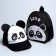 Children's set "Panda" (backpack+cap), river. 52-54 cm