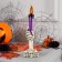 LED figure "Violet candle" 6 × 21.5 × 6 cm, plastic, batteries AG13x3, glow warm white