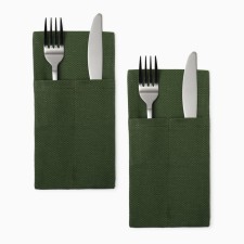 A set of envelopes for the devices Home Collection Green-2 pcs, 22x10cm, 56%lenons, 44%HL