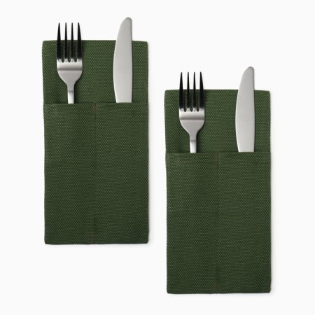 A set of envelopes for the devices Home Collection Green-2 pcs, 22x10cm, 56%lenons, 44%HL
