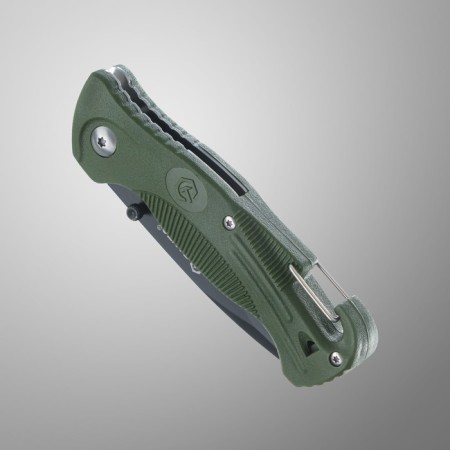 Folding knife "ganzo" with a clamp and built -in whistle, steel - 420s, 7.5 cm-1