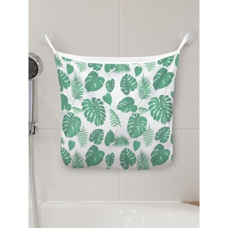 Organizer in a bath on suction cups "Fern rain", for storing toys and trifles, size 33x39 cm