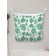 Organizer in a bath on suction cups "Fern rain", for storing toys and trifles, size 33x39 cm