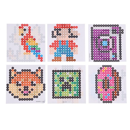 Aquamosaic "Make a keychain", 2 basics, 24 stencils, 2400 balls-17