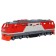 Model "Railways", 21.5 cm, 3 buttons, light light, inertia, red color