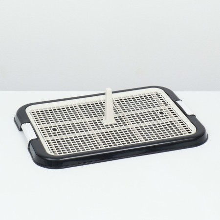 Dog toilet, 51 x 38 x 3 cm, black-1