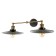 Sconces "Kandela" 2he27 black 22x22x10cm