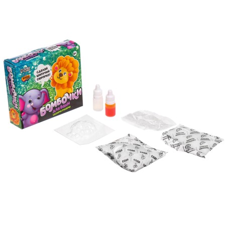 Set for creativity. Do -it -yourself bombs for bathtubs "Brave lion"-1