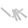 Loves White Maped White’Peps, 10 pieces in the set, round, special formula "without dirt"