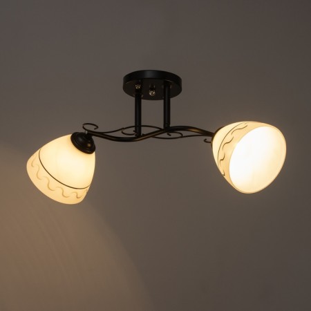 Aurora chandelier 2he27 40W Black 48x26 cm-2
