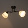 Aurora chandelier 2he27 40W Black 48x26 cm