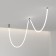 Suspended mounts for round flexible neon Elektrostandard, Full Light 27.5x27.5x83 mm, IP20, black color