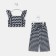Costume for girls, black/white color, height 146 cm