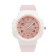 Watch of nursery, d-4.5 cm, silicone strap, 3 atm, pink