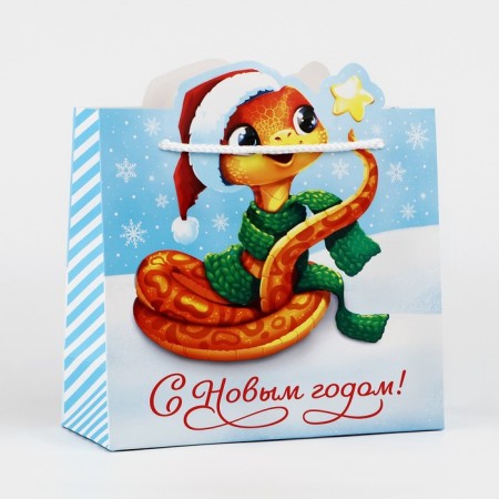 Gift package "Snake", 25 x 26 x 10 cm, New Year-2