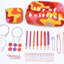 Set of removable wooden knitting needles Joy of Knitting, 25651