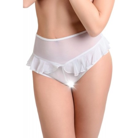 Erotic Erotic Lana panties with high landing, size 50-52, white color