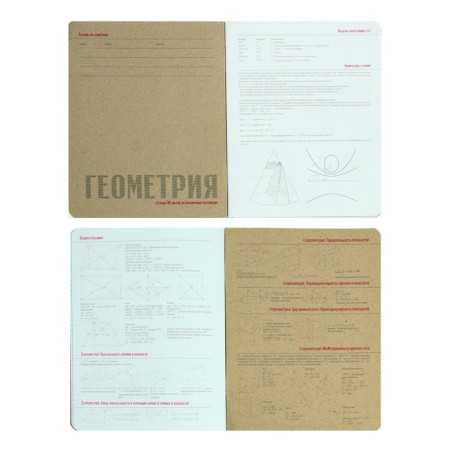 A notebook HashTags, 48 ​​sheets in the “Geometry” cell with reference material, block 65 g/m2-2