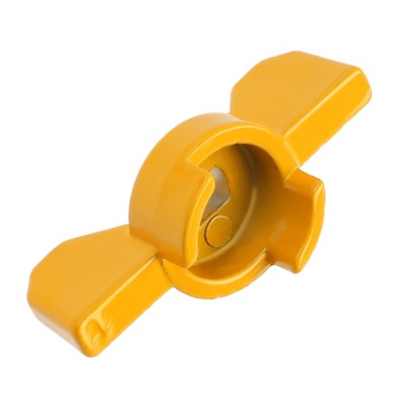 Balm-butch for the ball valve Zein, reinforced, 1/2 "-3/4", yellow-2