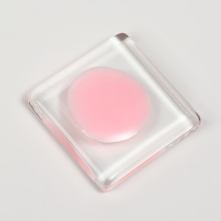 Glow in the Dark, 3 phase, 8 ml, LED/UV nail polish, luminescent, pale pink color (03)-10