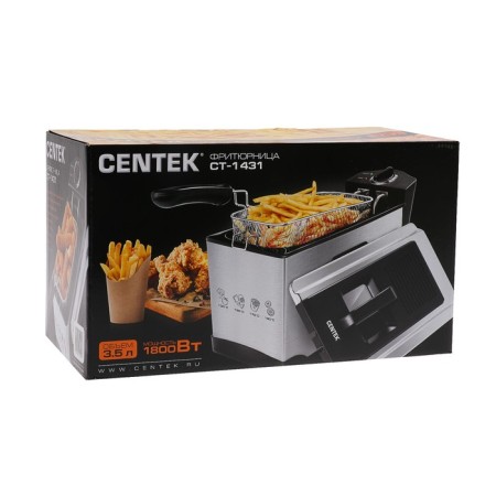 Fritical Center Centek CT-1431, 1800 watts, 3.5 l, silver-10